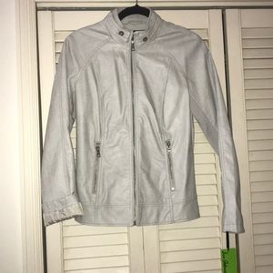 Grey Leather Sam Edelman Jacket.